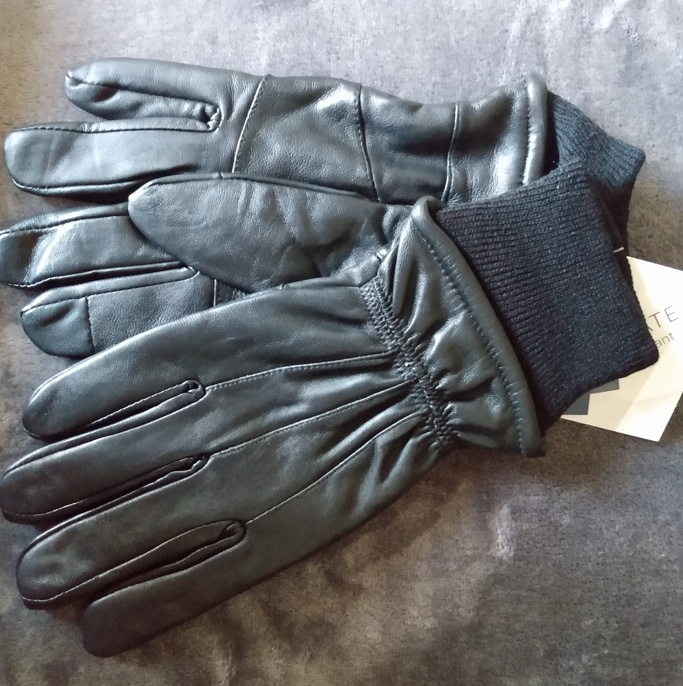 Women's Stafford Thinsulate Leather Gloves. Sz. M
